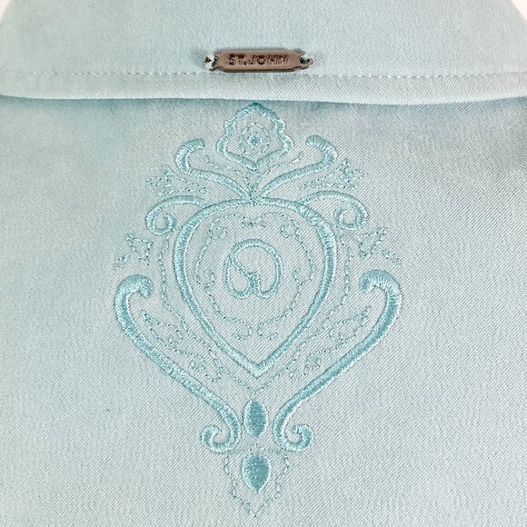 St John Sport Embroidered Full Zip Jacket Size S - Picture 8 of 11